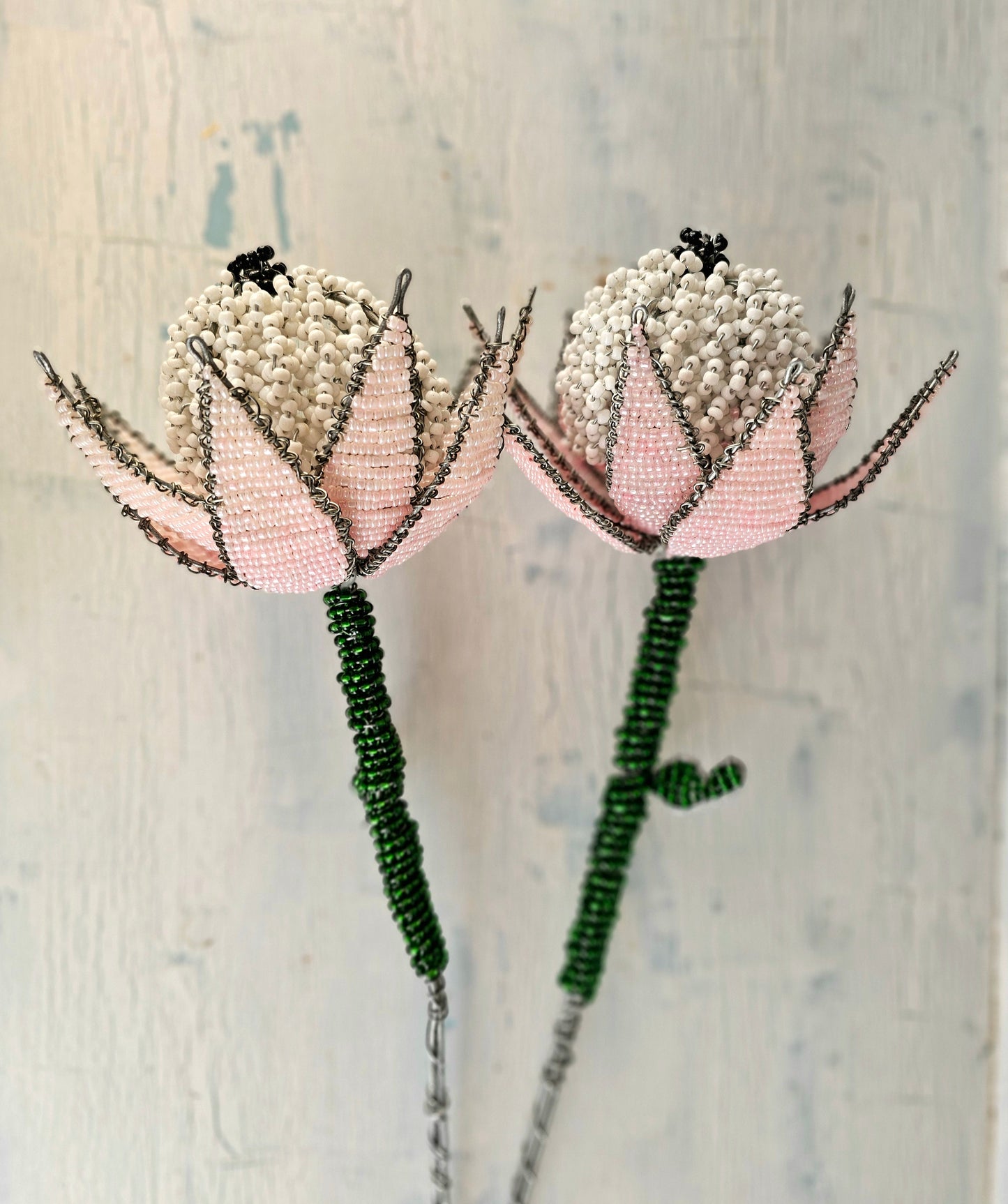 Beaded Proteas - Pink
