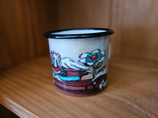 Blik bekers - Camping mugs, Engel