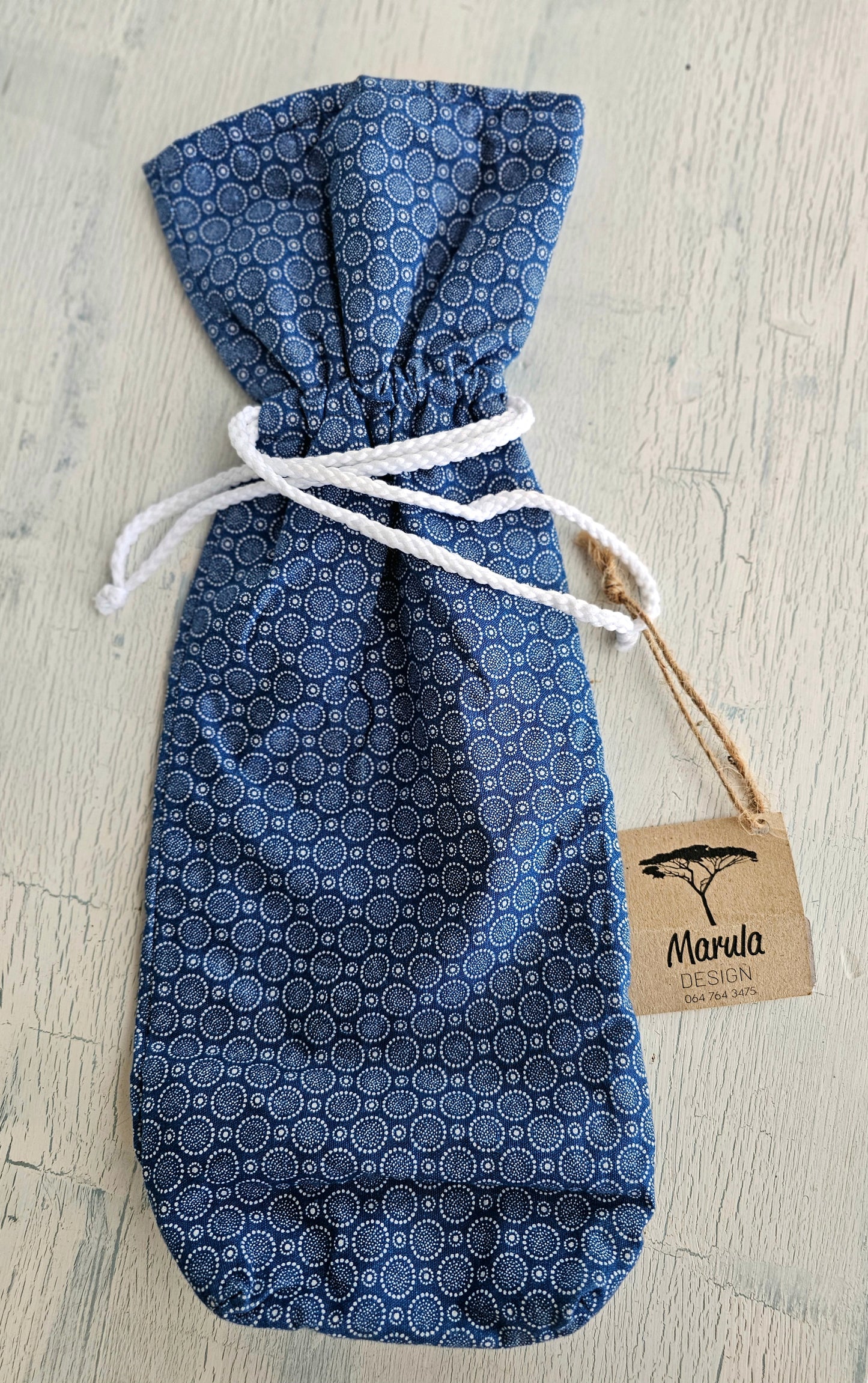 shweshwe Wine bag - multiple options