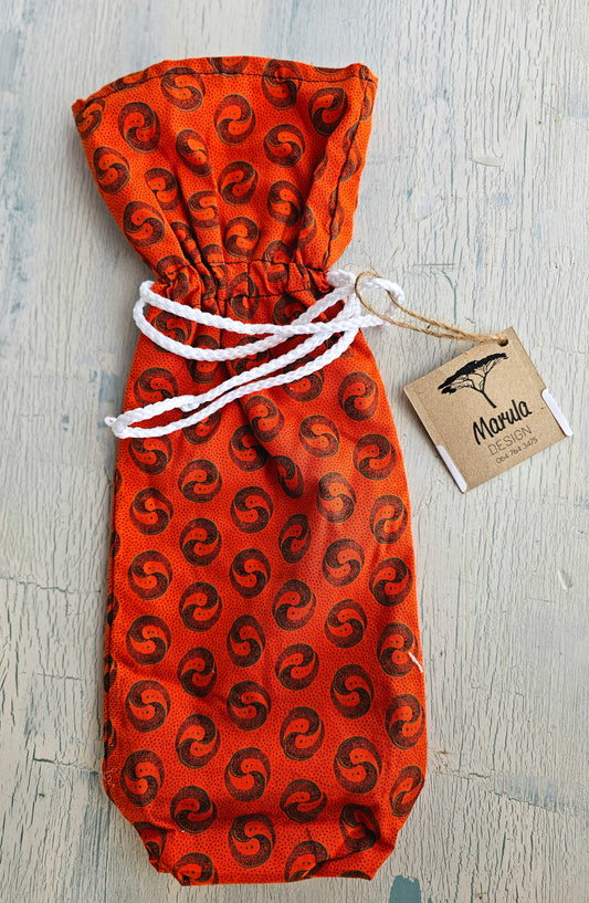 shweshwe Wine bag - multiple options