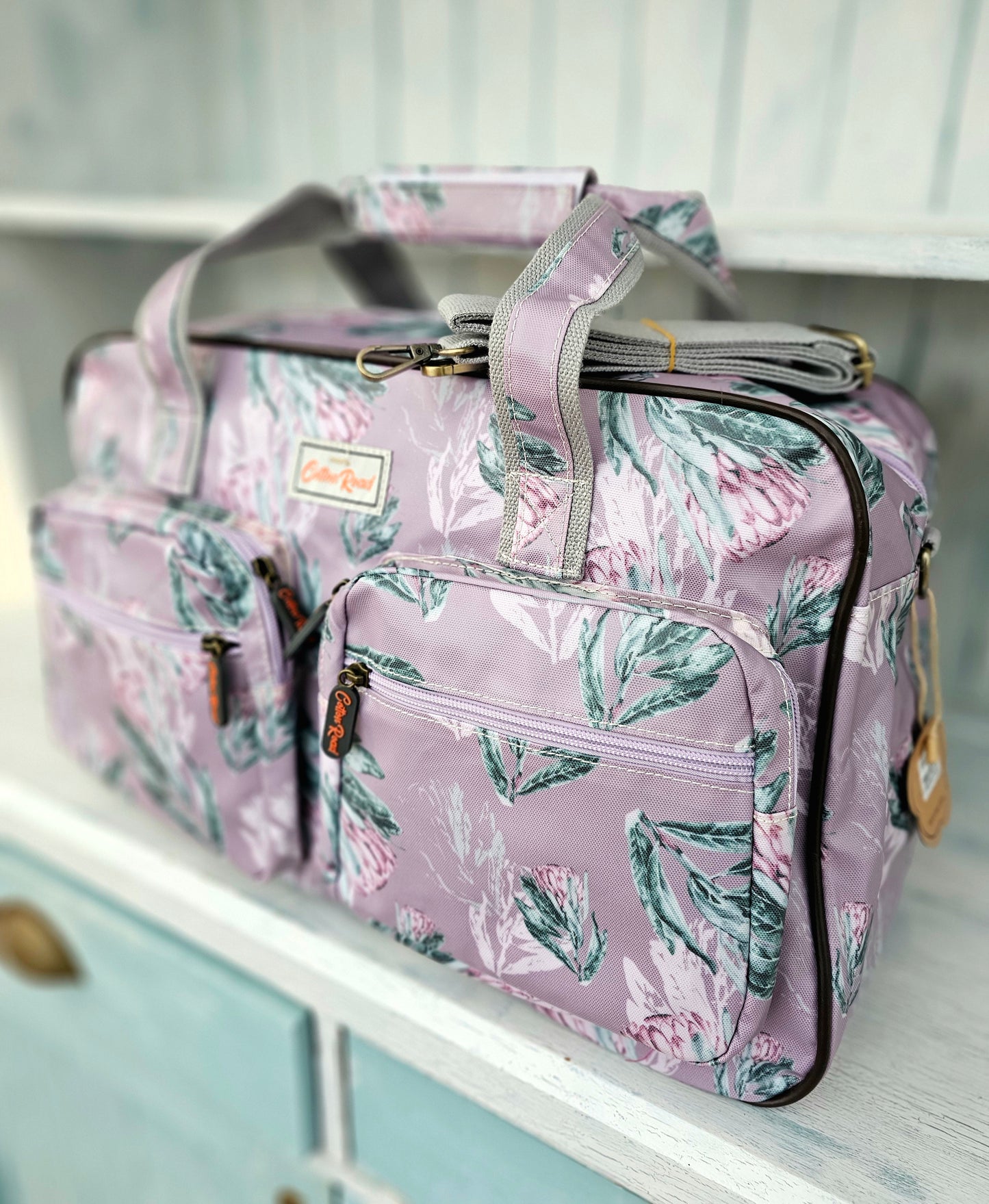 overnight bag - Protea purple