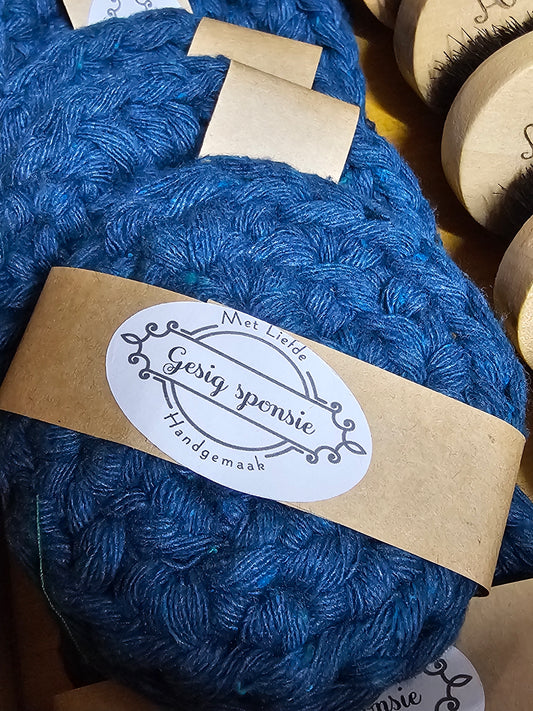 Crochet face scrubbie