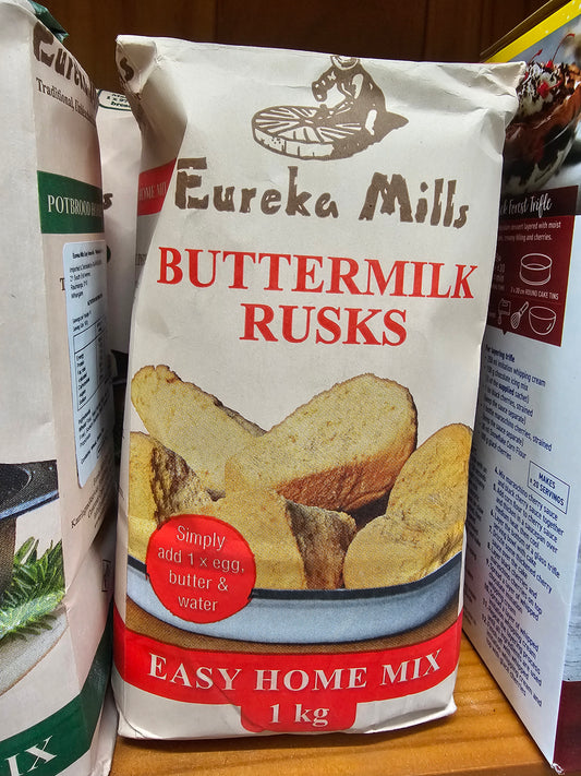 Eureka Mills Easy Home Buttermilk Rusks mix - 1kg BB 25/6/25