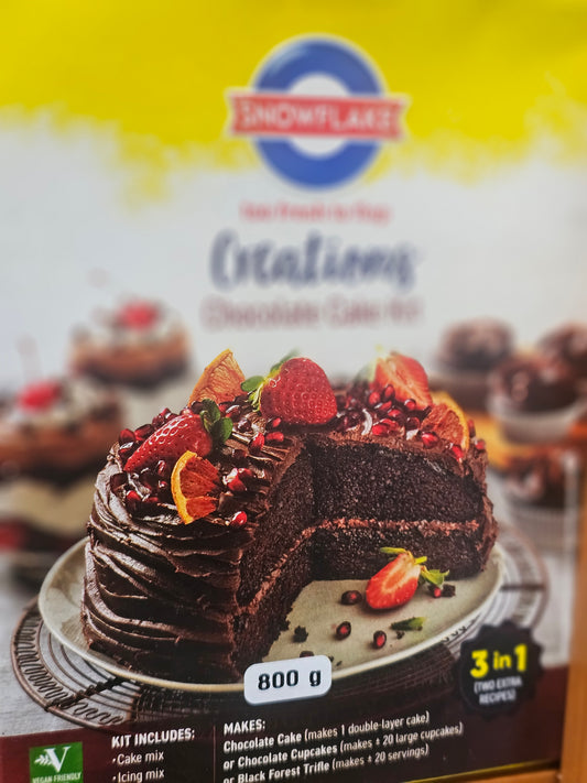 Snowflake Creations Chocolate cake Kit BB 31/01/26