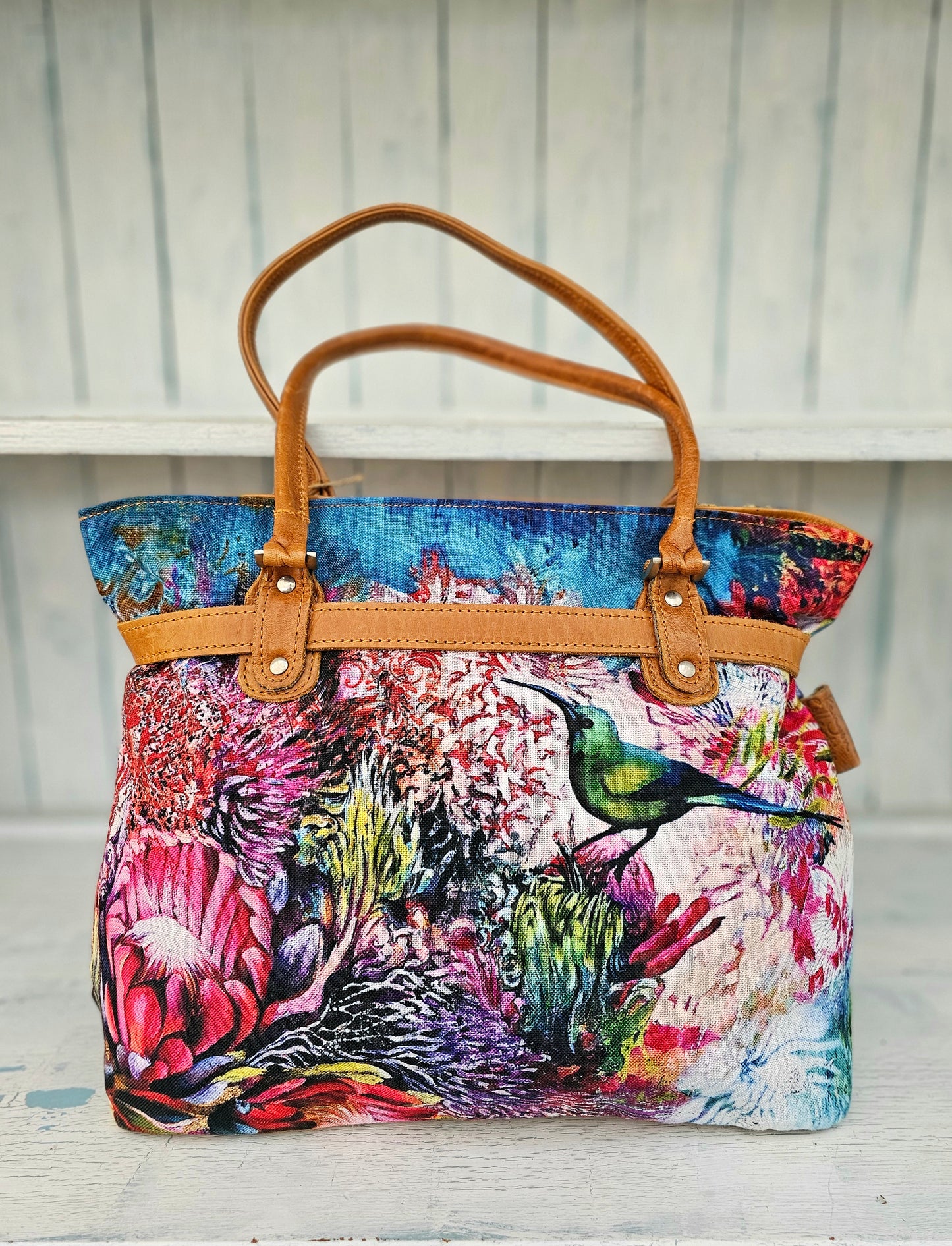 Canvas & high grain leather - Protea Botanicals