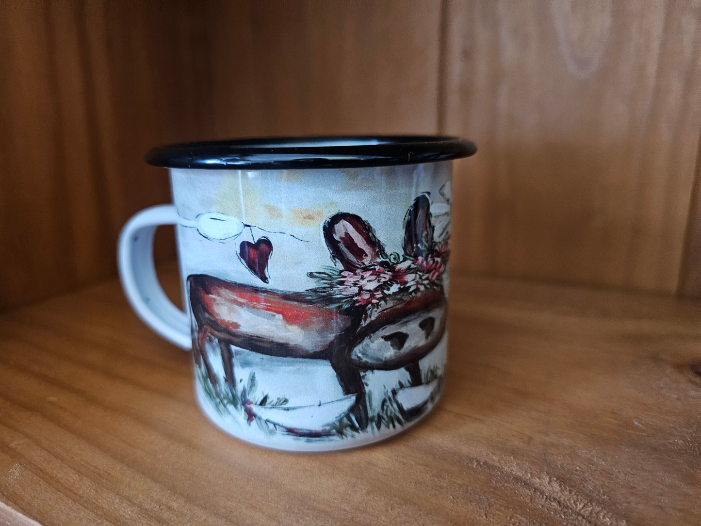 Blik bekers - Camping mugs,Donkie