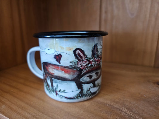 Blik bekers - Camping mugs,Donkie